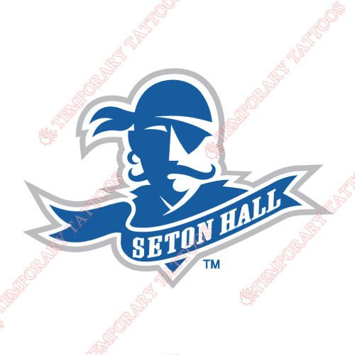 Seton Hall Pirates Customize Temporary Tattoos Stickers NO.6169